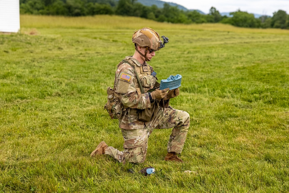 2-112th Infantry conducts grenade training at Fort Indiantown Gap