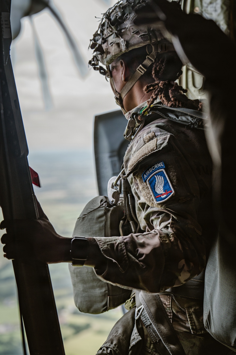 U.S. and Allied Paratroopers jump into Iron Mike drop zone for D-Day 82