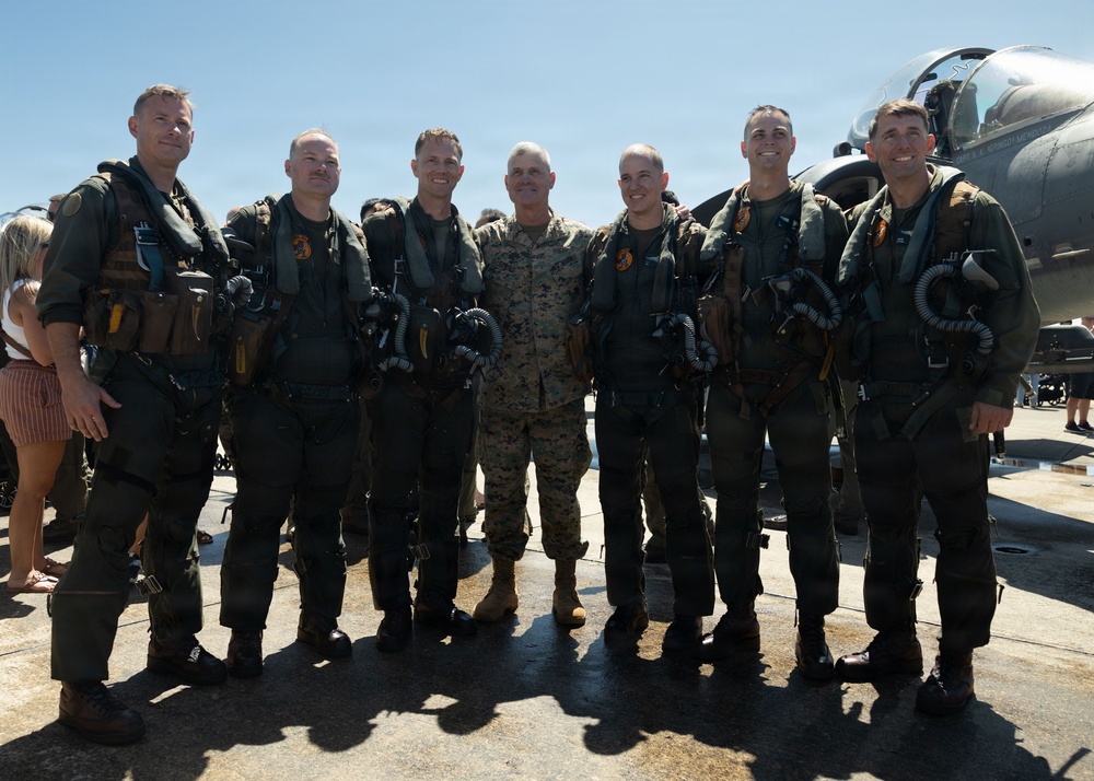 The 38th Assistant Commandant of the Marine Corps tours Marine Corps Air Station Cherry Point