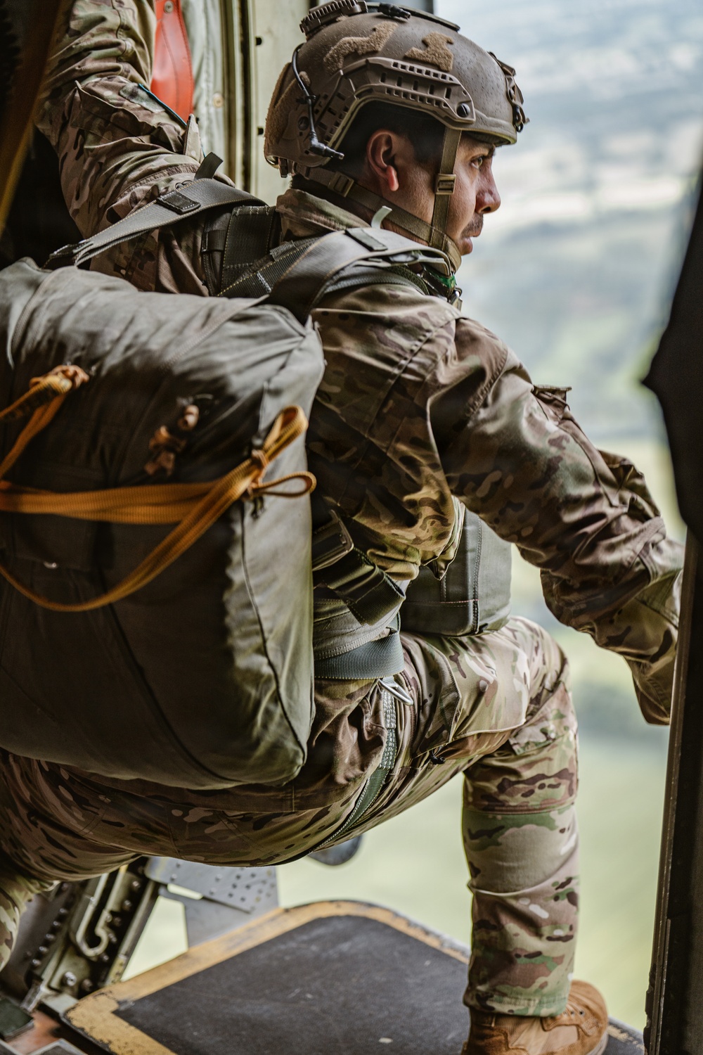 U.S. and Allied Paratroopers jump into Iron Mike drop zone for D-Day 82
