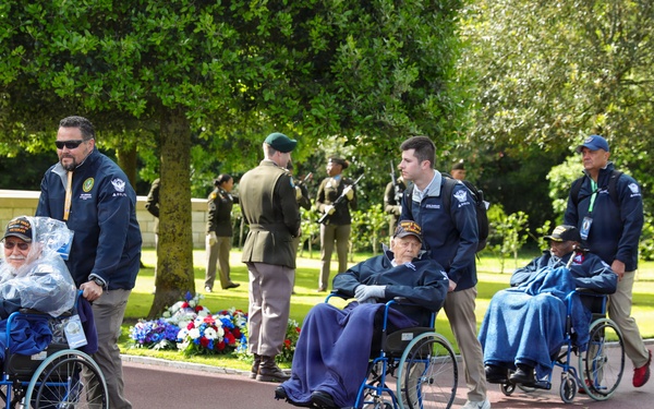 Normandy American Cemetery DDay 82 ceremony