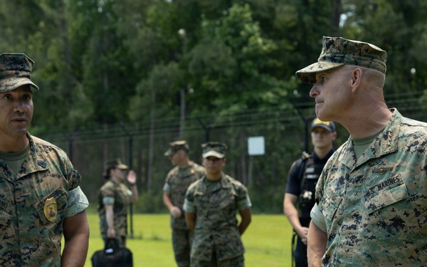 The 38th Assistant Commandant of the Marine Corps tours Marine Corps Air Station Cherry Point