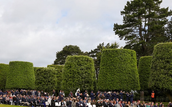 Normandy American Cemetery DDay 82 ceremony