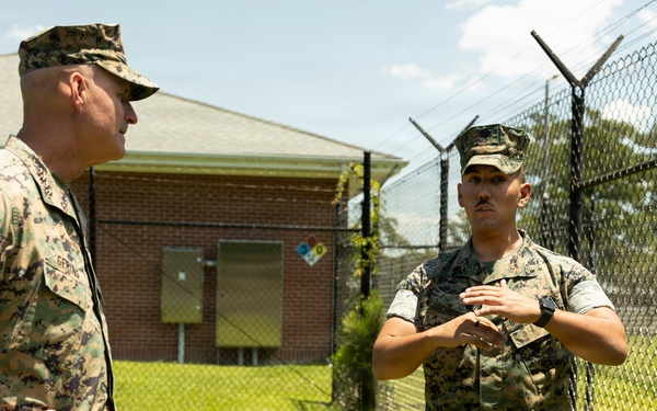 The 38th Assistant Commandant of the Marine Corps tours Marine Corps Air Station Cherry Point