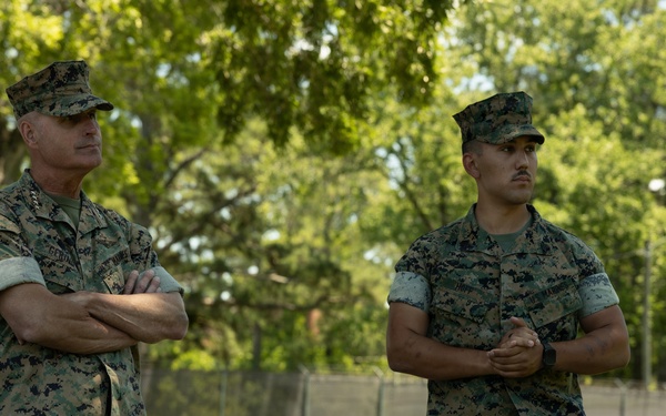 The 38th Assistant Commandant of the Marine Corps tours Marine Corps Air Station Cherry Point