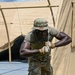 346th EABS Airmen build tents