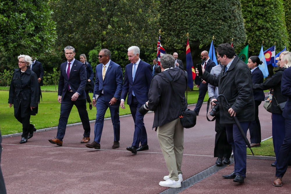Normandy American Cemetery DDay 82 ceremony
