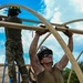 346th EABS Airmen build tents