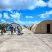 346th EABS Airmen build tents
