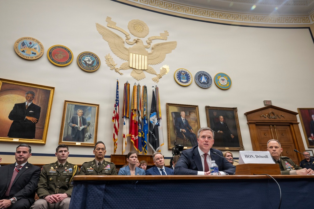 Secretary of the Army, Hon. Dan Driscoll, and Vice Chief of Staff of the U.S. Army, Gen. Christopher LaNeve, testify to the House Armed Services Committee.
