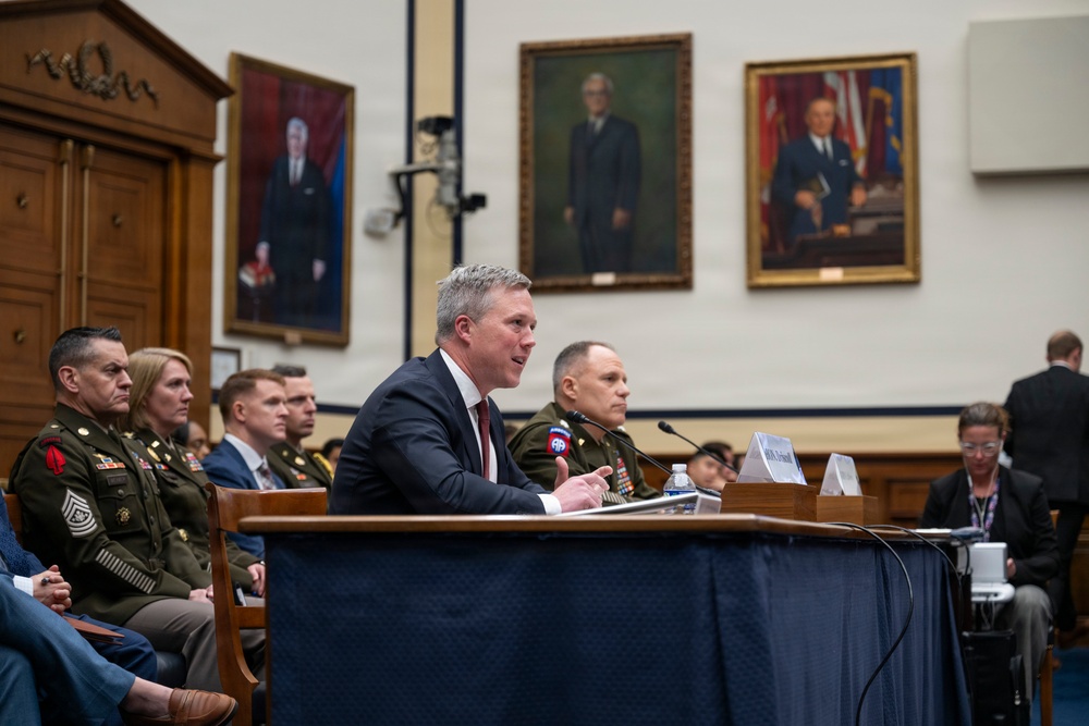 Secretary of the Army, Hon. Dan Driscoll, and Vice Chief of Staff of the U.S. Army, Gen. Christopher LaNeve, testify to the House Armed Services Committee.