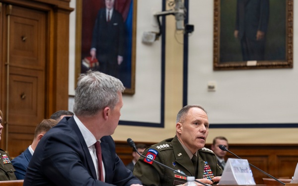 Secretary of the Army, Hon. Dan Driscoll, and Vice Chief of Staff of the U.S. Army, Gen. Christopher LaNeve, testify to the House Armed Services Committee.