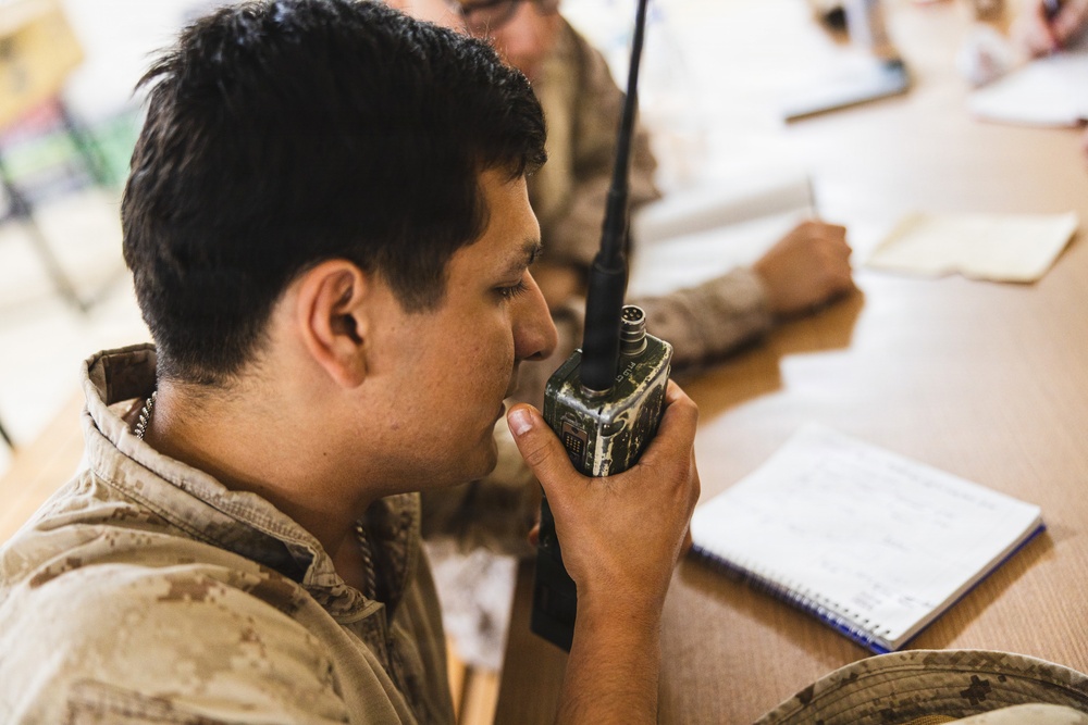 U.S. Marines Conduct M777 Fire Mission Training