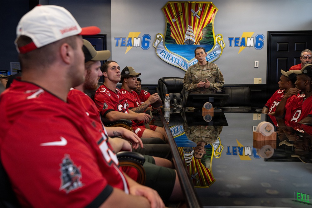 Team MacDill hosts Bucs rookies