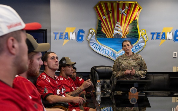 Team MacDill hosts Bucs rookies