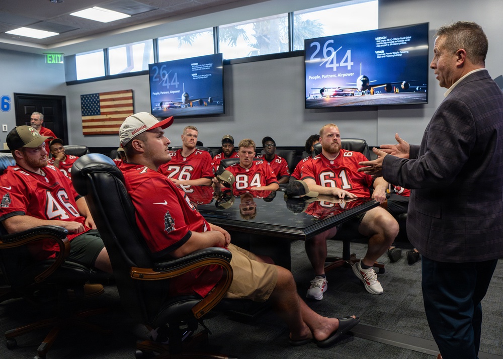 Team MacDill hosts Bucs rookies