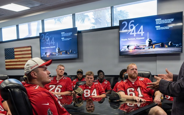 Team MacDill hosts Bucs rookies
