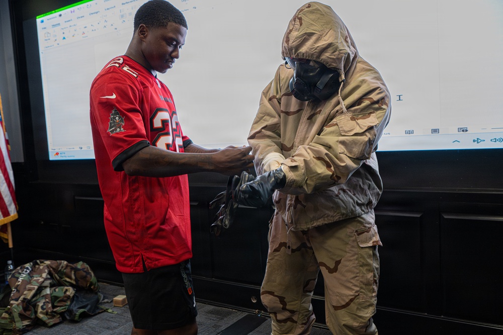 Team MacDill hosts Bucs rookies