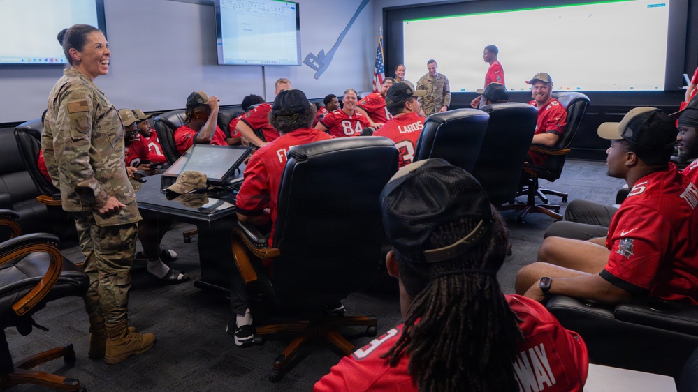 Team MacDill hosts Bucs rookies