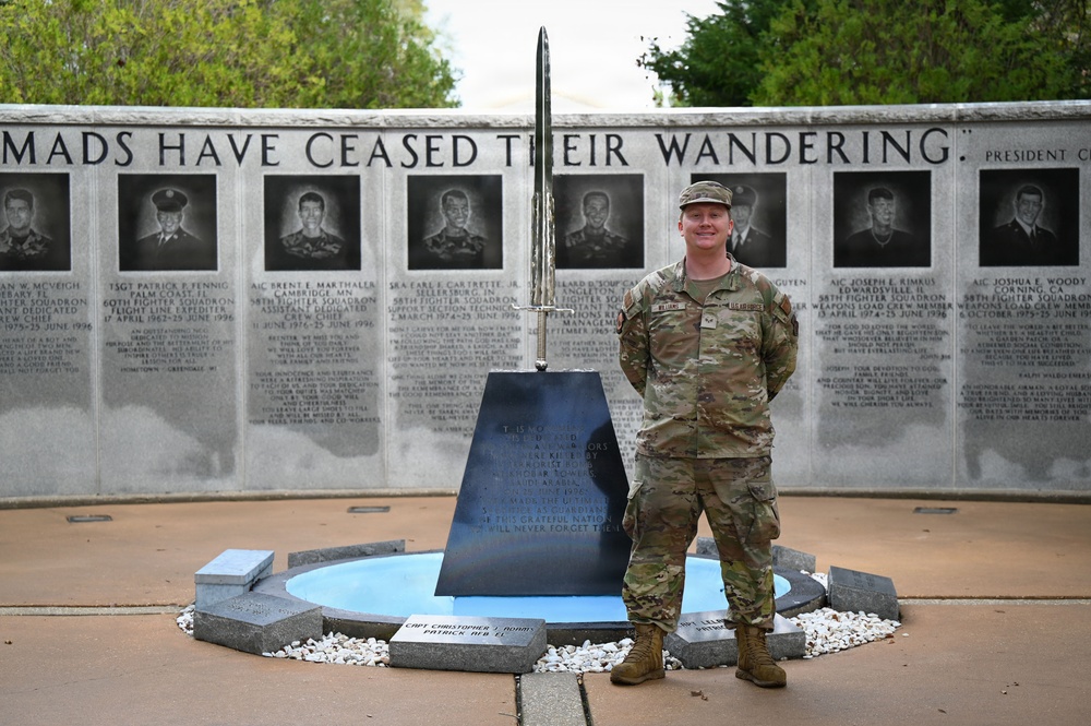 33rd Maintenance Squadron refurbishes Khobar Towers memorial sword