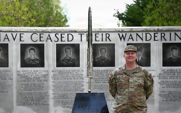 33rd Maintenance Squadron refurbishes Khobar Towers memorial sword