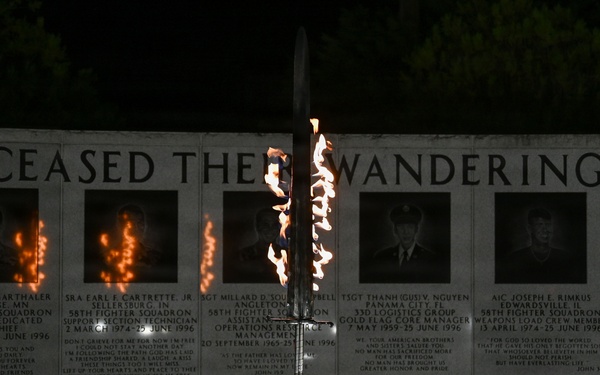 33rd Maintenance Squadron refurbishes Khobar Towers memorial sword