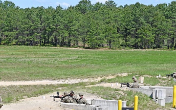 101st Engineer Battalion Conducts Machine Gun Qualification at JB MDL