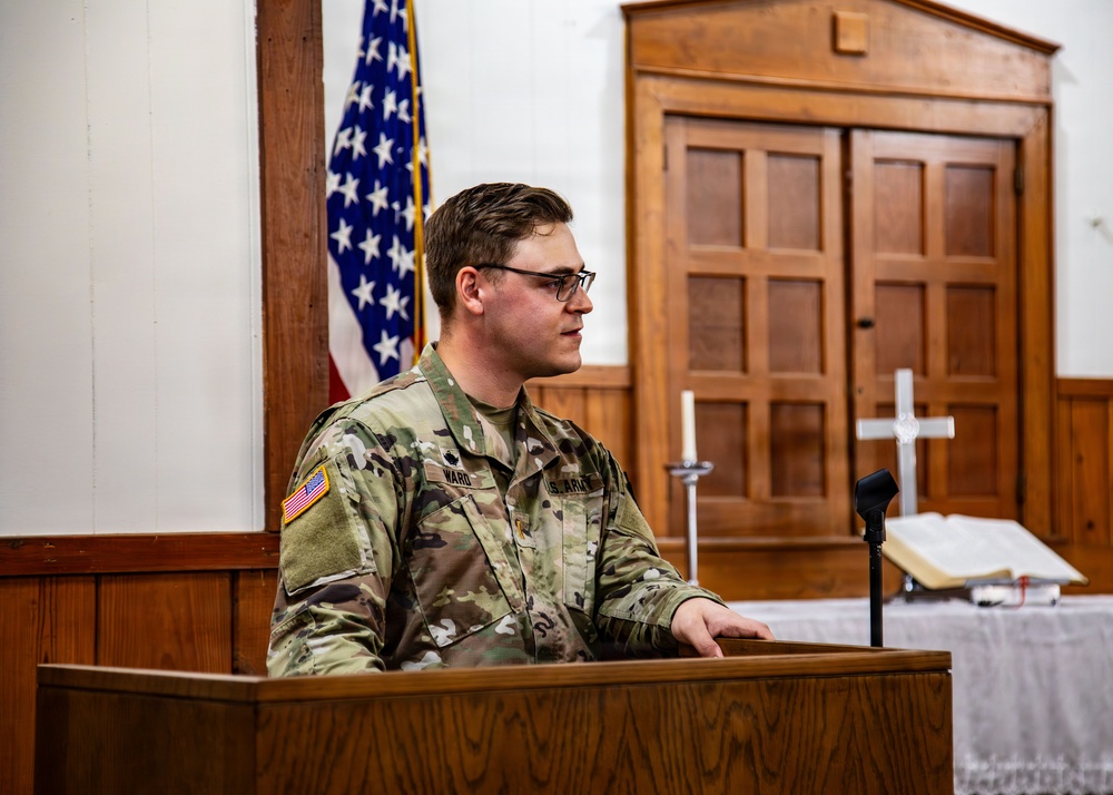 871st Troop Command Soldier Spotlight Chaplain Candidate 2nd Lt. Ward