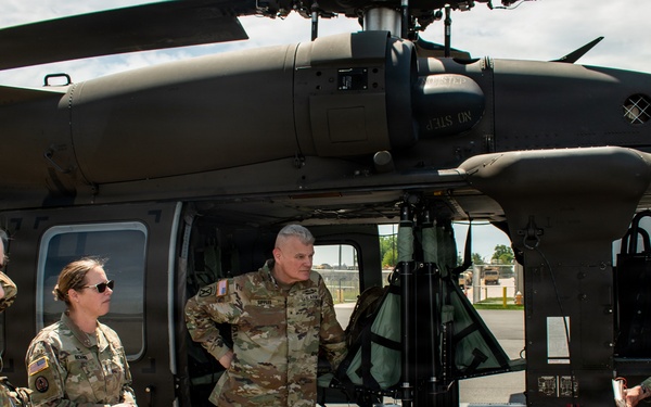 Leaders visit Connecticut National Guard aerial gunnery
