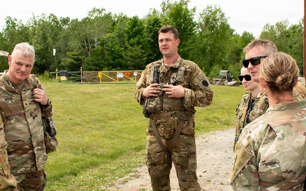 Leaders visit Connecticut National Guard aerial gunnery