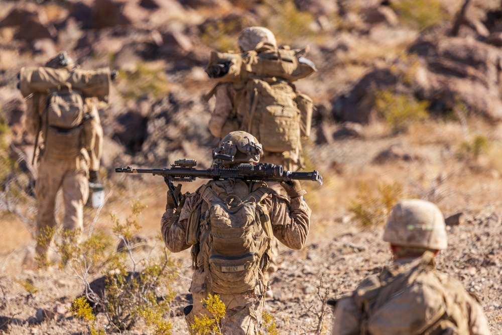ITX 3-26 | 1st Battalion, 24th Marines Conduct Platoon Attack at Range 410 Alpha