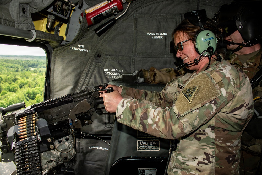 Leaders visit Connecticut National Guard aerial gunnery