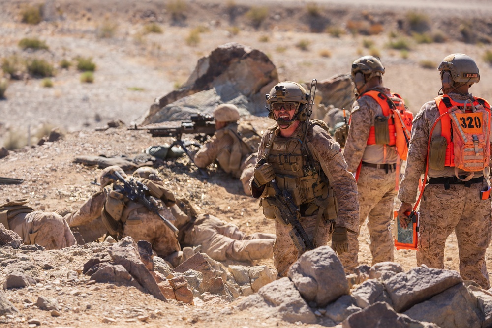 ITX 3-26 | 1st Battalion, 24th Marines Conduct Platoon Attack at Range 410 Alpha