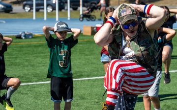 Military children learn about deployment cycles through interactive events