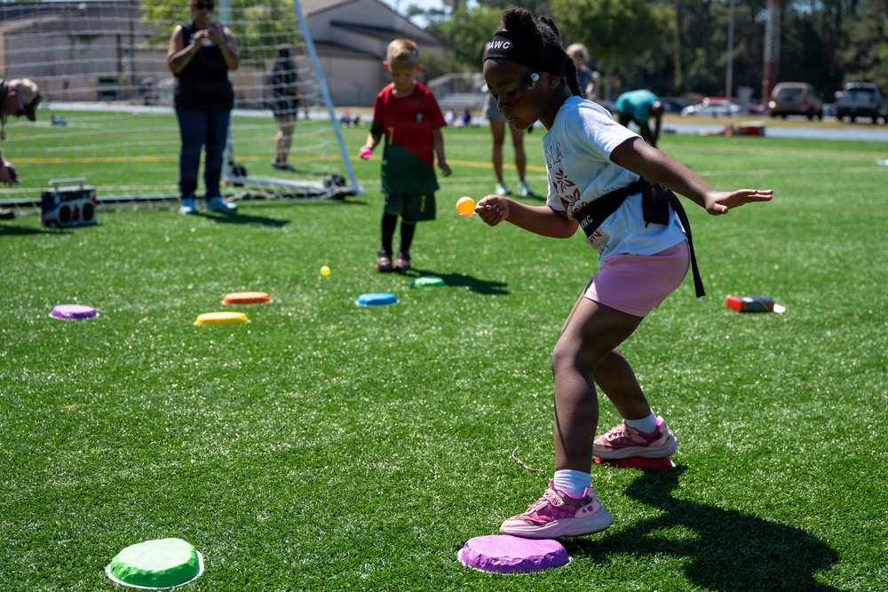 Military children learn about deployment cycles through interactive events