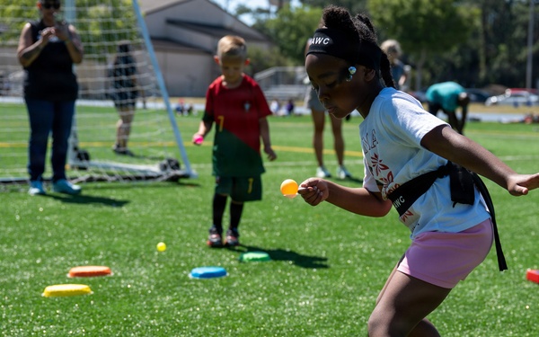 Military children learn about deployment cycles through interactive events