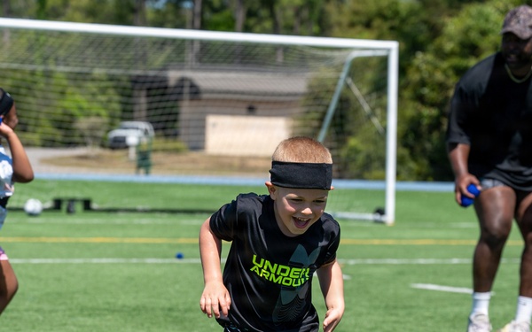 Military children learn about deployment cycles through interactive events