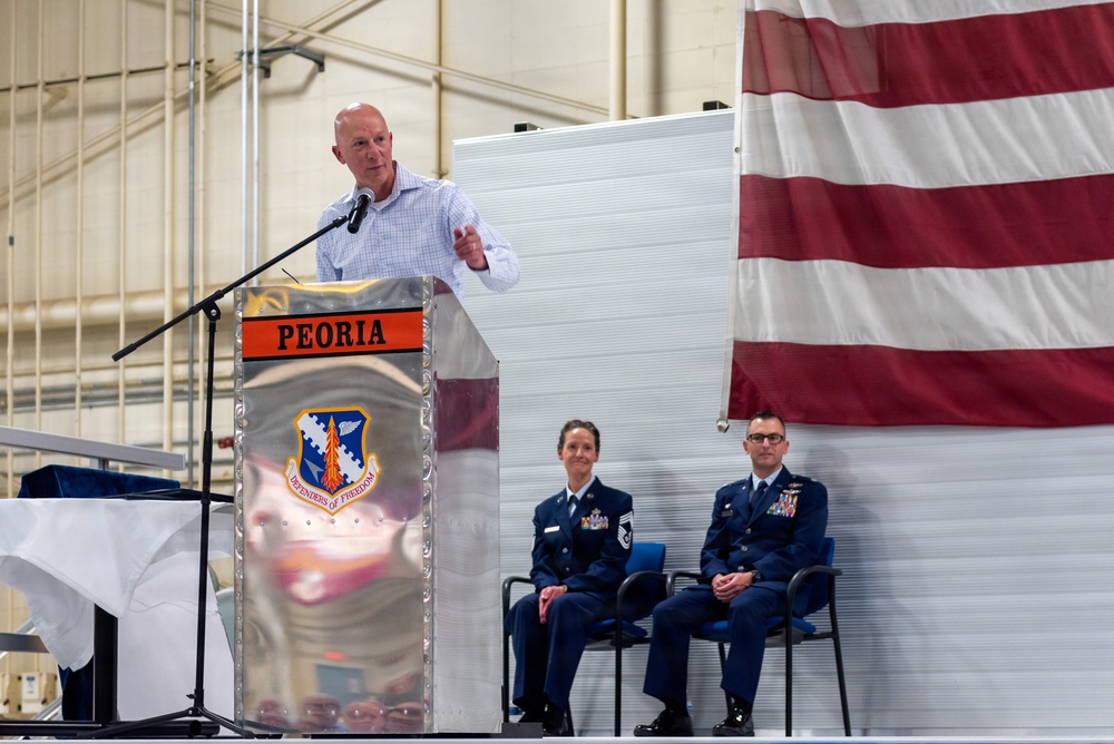 Illinois Air National Guard commander Maj. Gen. Daniel McDonough retires after nearly four decades of military service