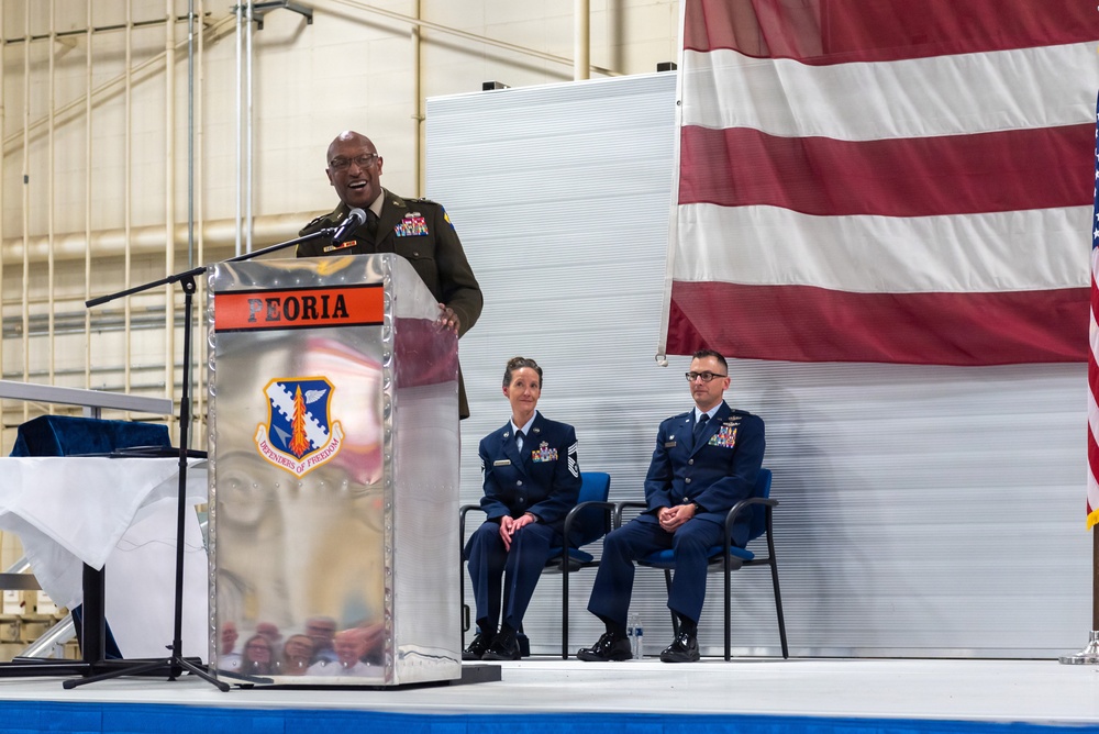 Illinois Air National Guard commander Maj. Gen. Daniel McDonough retires after nearly four decades of military service