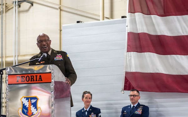 Illinois Air National Guard commander Maj. Gen. Daniel McDonough retires after nearly four decades of military service
