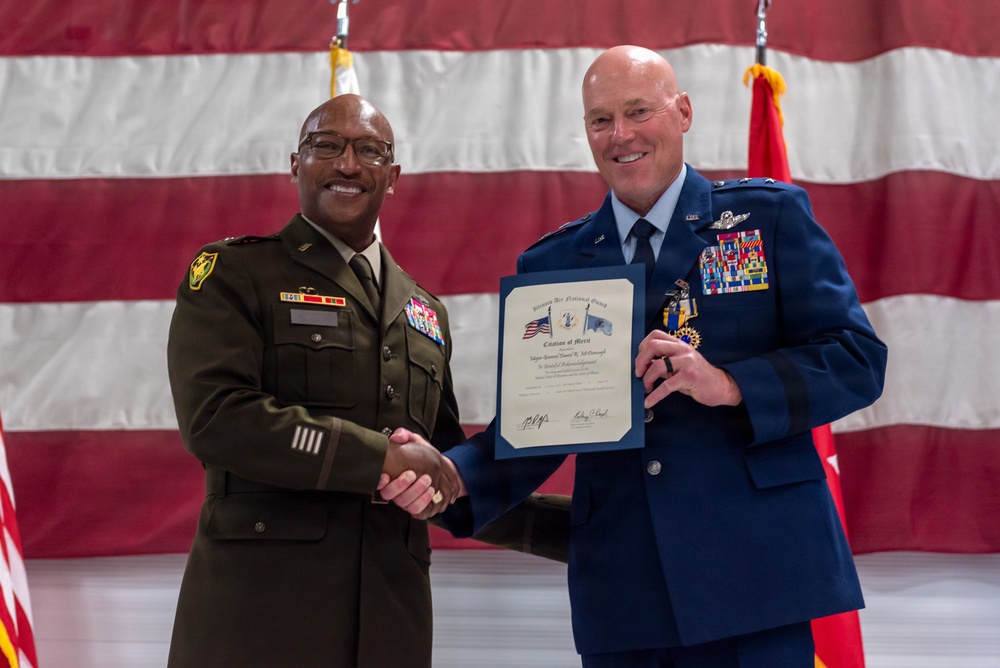 Illinois Air National Guard commander Maj. Gen. Daniel McDonough retires after nearly four decades of military service