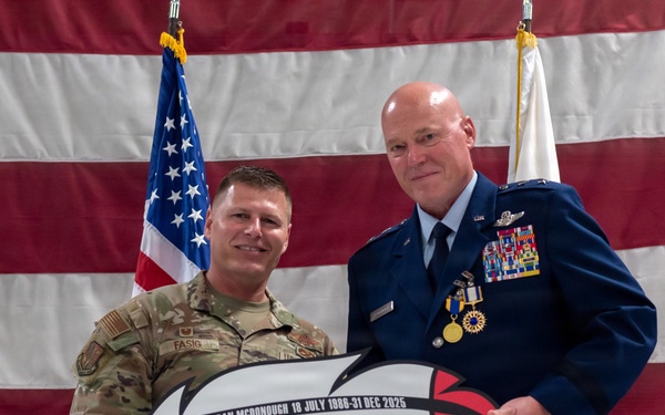 Illinois Air National Guard commander Maj. Gen. Daniel McDonough retires after nearly four decades of military service