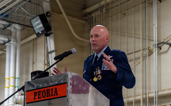 Illinois Air National Guard commander Maj. Gen. Daniel McDonough retires after nearly four decades of military service
