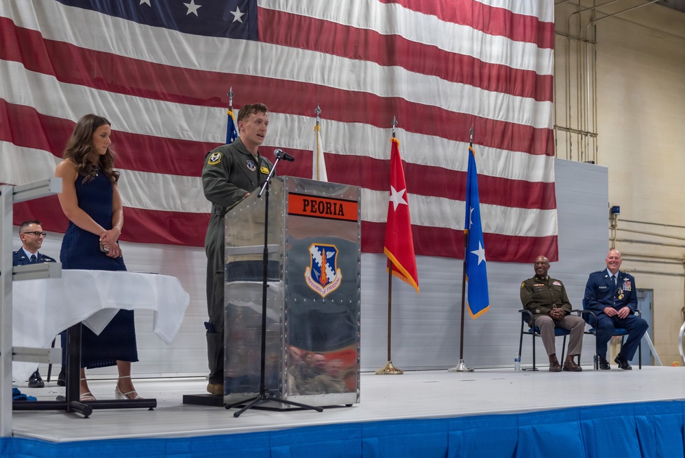 Illinois Air National Guard commander Maj. Gen. Daniel McDonough retires after nearly four decades of military service