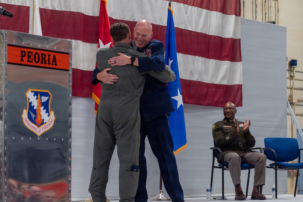 Illinois Air National Guard commander Maj. Gen. Daniel McDonough retires after nearly four decades of military service