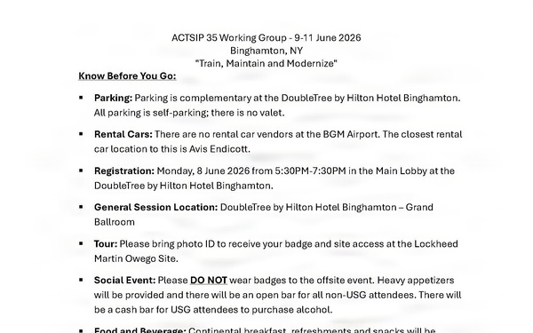 ACTSIP 35 Agenda 2