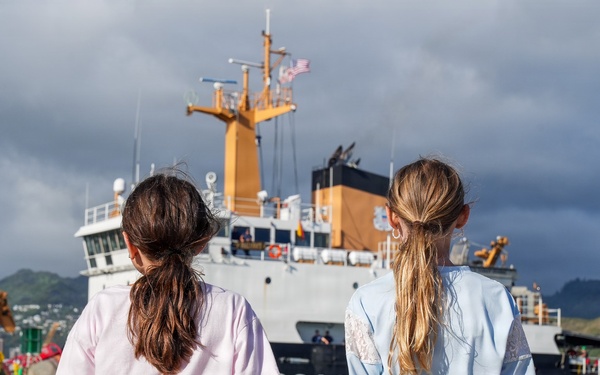 Coast Guard Cutter Hollyhock returns to Honolulu after first Operation Blue Pacific Patrol