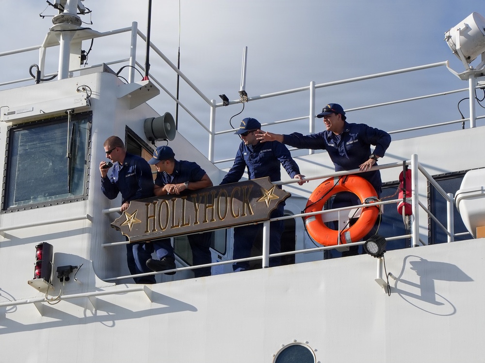 Coast Guard Cutter Hollyhock returns to Honolulu after first Operation Blue Pacific Patrol