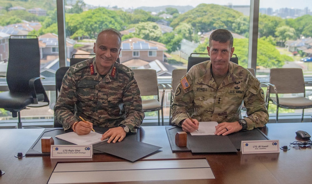 USARPAC, Indian Army advance bilateral partnership during Executive Steering Group