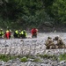 U.S. Coast Guard Air Station Astoria crew works alongside Oregon National Guard, Clackamas County Fire Department and other partner agencies during a full-scale inland water rescue training exercise in Sandy Oregon.